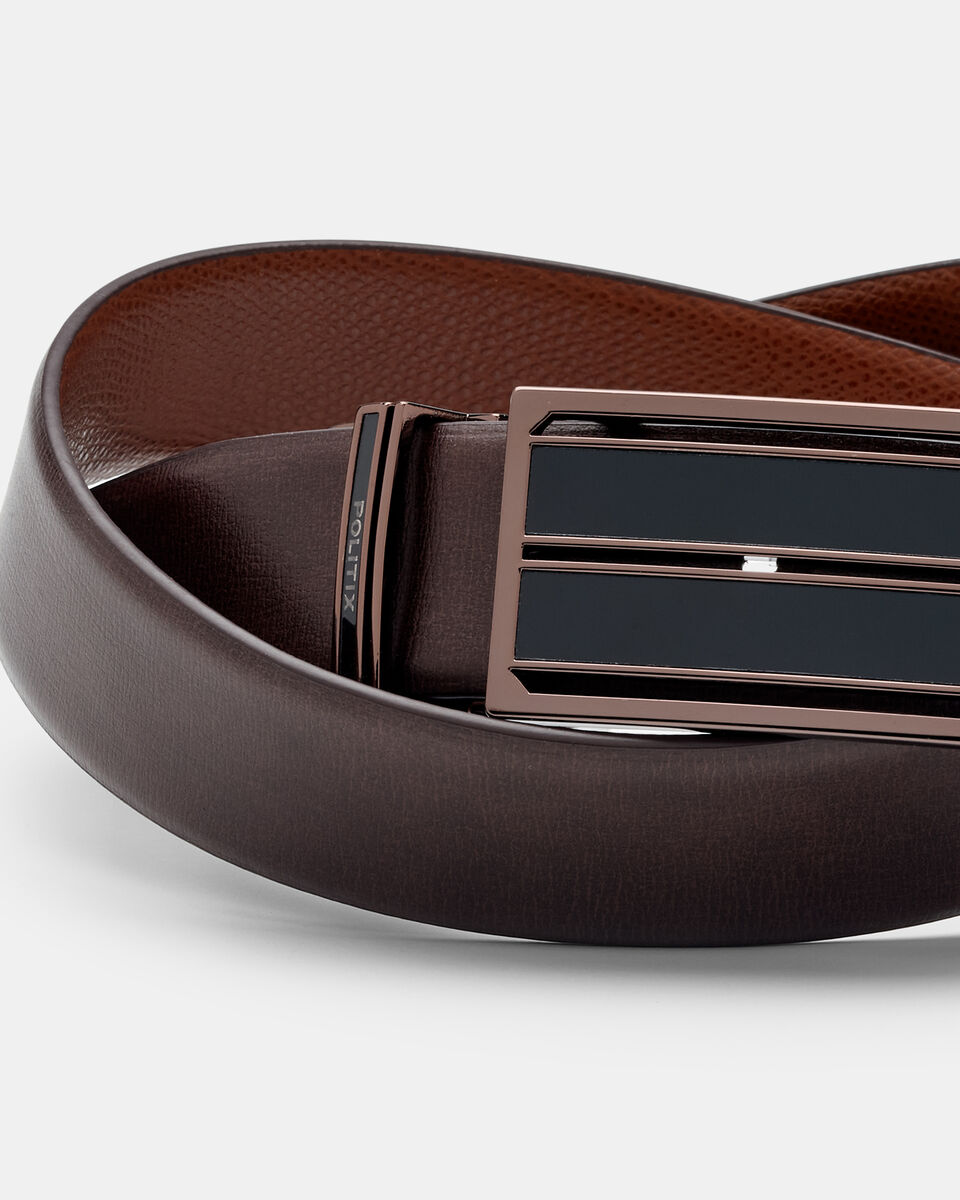 Keiran Reversible Leather Belt, Light Tan/Brown, hi-res